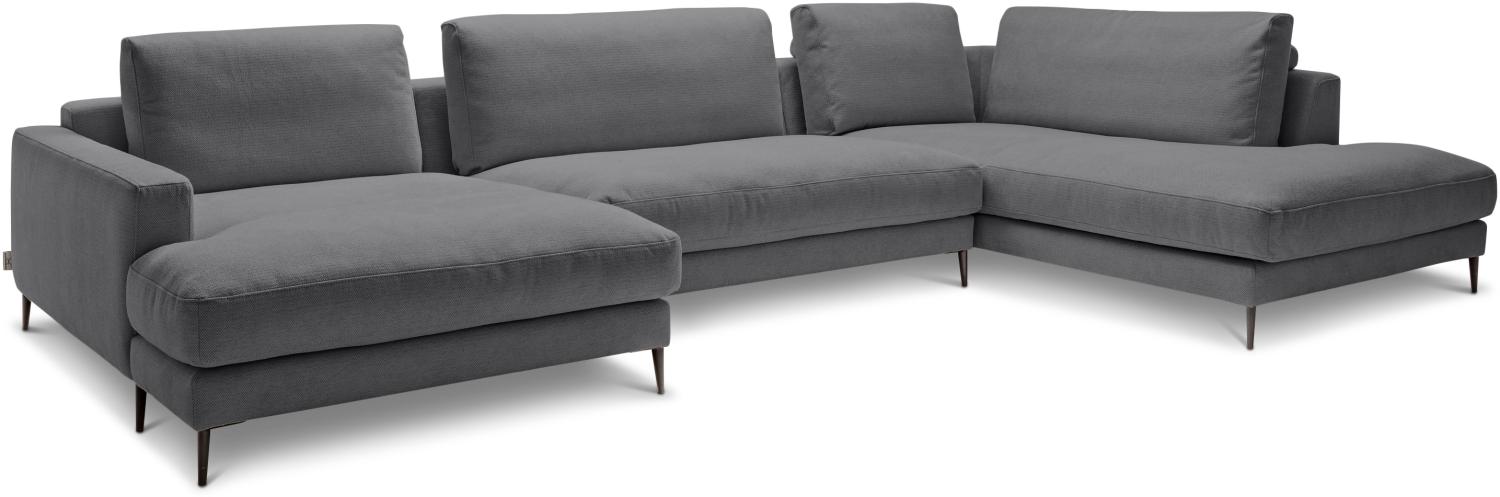 Polsterecke SANSIBAR RÖMÖ U-F 170x223 cm grau Ecksofa Wohnlandschaft Eckcouch Bild 1