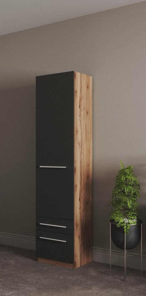 priess Kleiderschrank Schrank Garderobe Wäscheschrank Barcelona in 5 Breiten viel Stauraum, geräumige Schubkästen, mit Spiegel, MADE IN GERMANY Bild 1