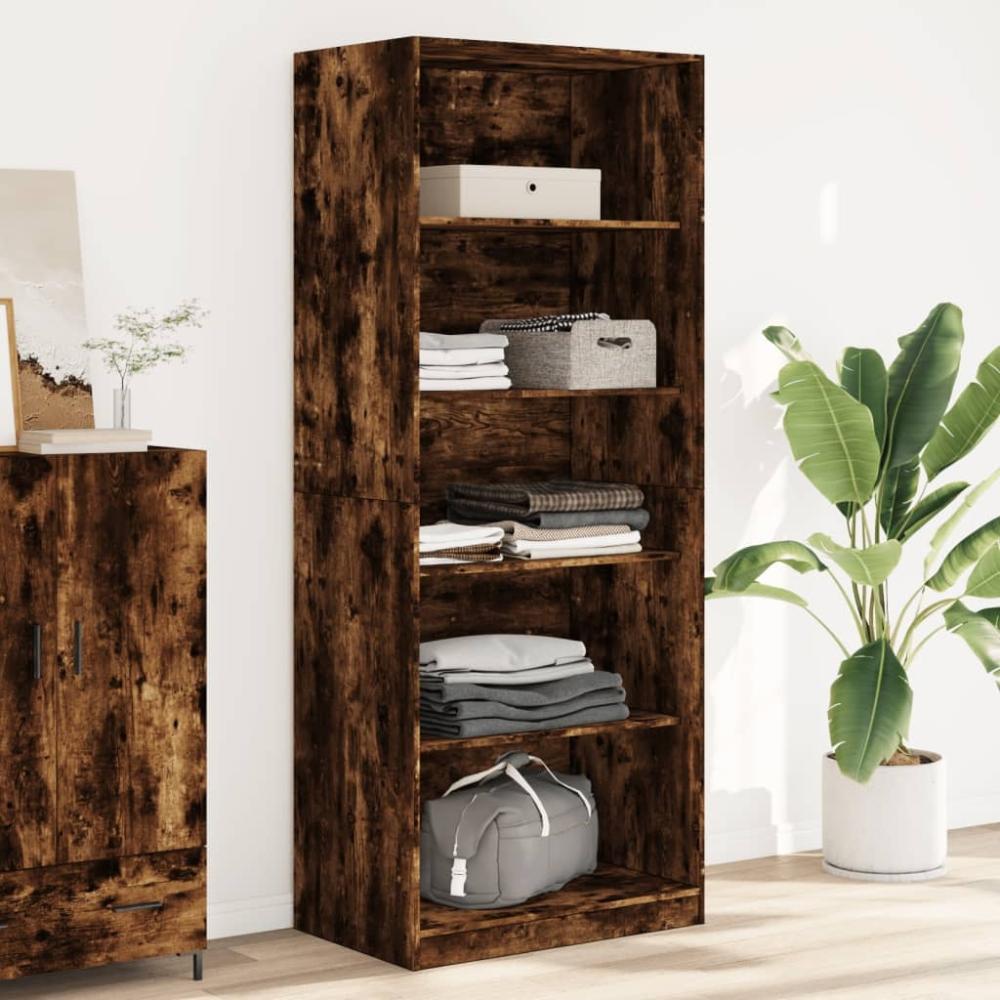 vidaXL Kleiderschrank Räuchereiche 80x50x200 cm Holzwerkstoffs 3307724 Bild 1