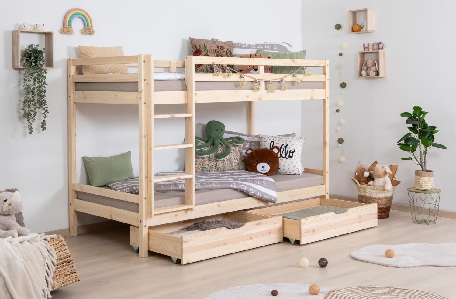 Etagenbett "Rene" Kiefer massiv Bild 1