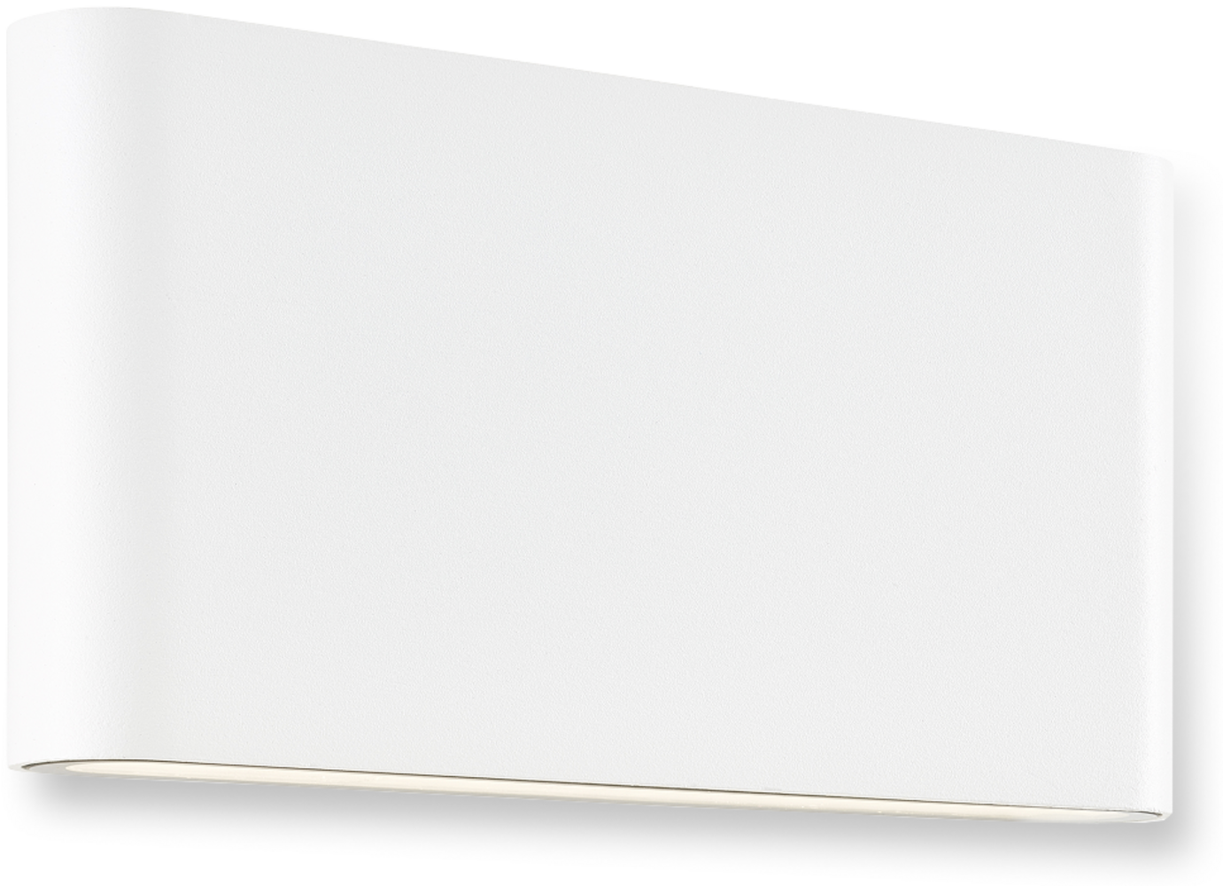 Brilliant Welbie LED Außenwandleuchte weiß, 14W integriert, 1300 Lumen, Warmweiß (3000K), IP54 spritzwassergeschützt, Up- & Downlight, 17,5x9x2,9 cm, inkl. Montagematerial Bild 1