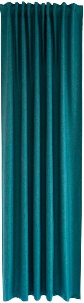 Homing Schlaufenschal 140x245 Vorhang Wohnzimmer Schlafzimmer blickdicht petrol Bild 1