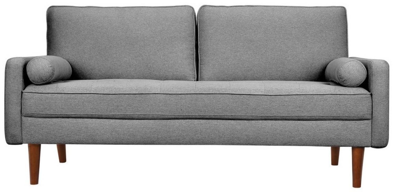 OUNUO Sofa 2-Sitzer Modernes Polstersofa 3-Sitzer Couch m. 2 Kissen und Armlehnen Bild 1