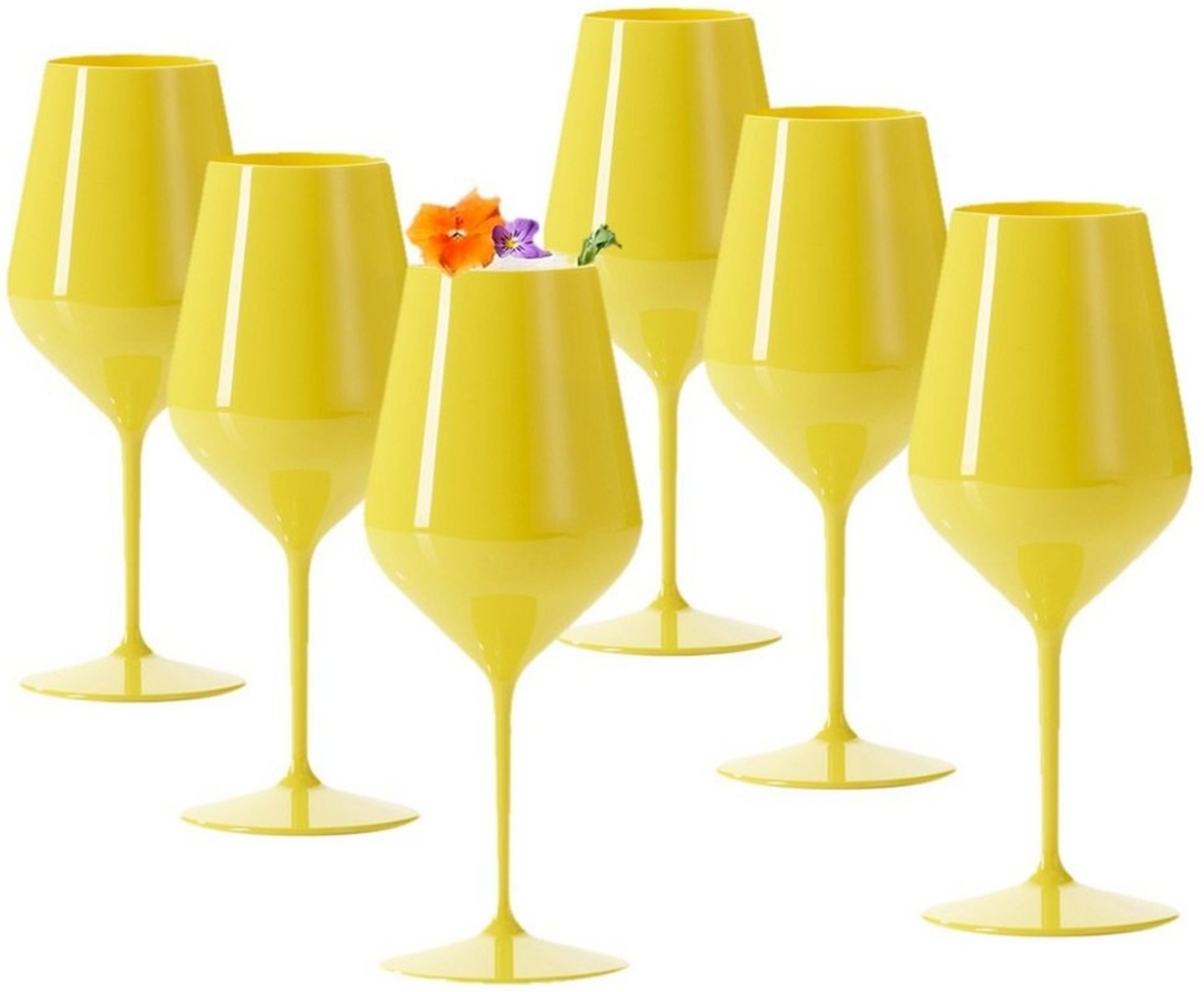 Doimoflair Weinglas DoimoFlair Weingläser aus Kunststoff bruchsicher Plastik Bild 1