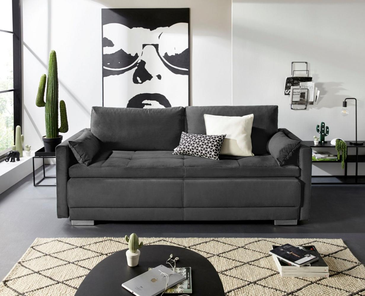 INOSIGN Schlafsofa Berlin, mit Boxspringaufbau, Bettfunktion & Bettkasten, Dauerschlafsofa Bild 1