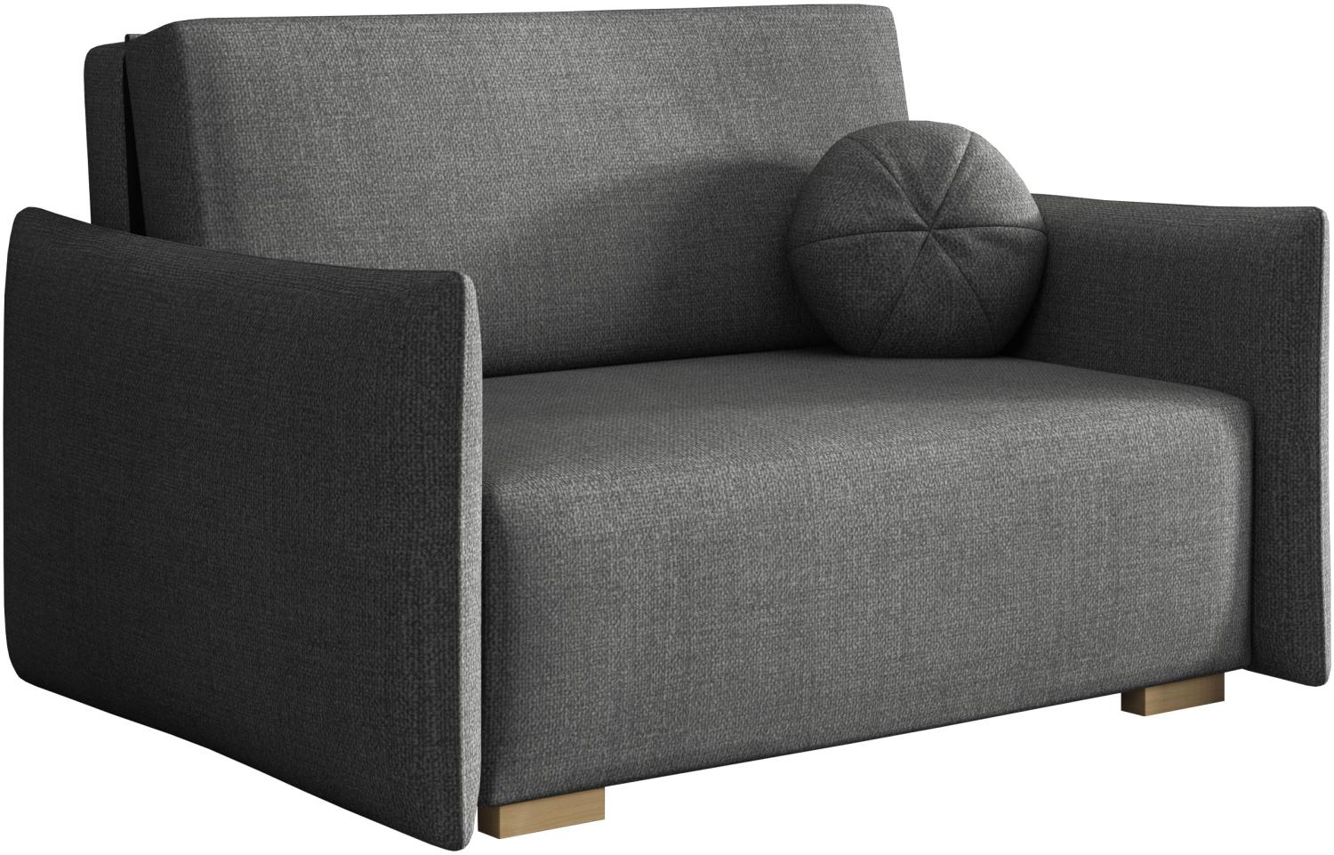 Sofa Viva Glov II mit Schlaffunktion, 2 Sitzer Schlafsofa mit Bettkasten (Farbe: Soul 18) Bild 1