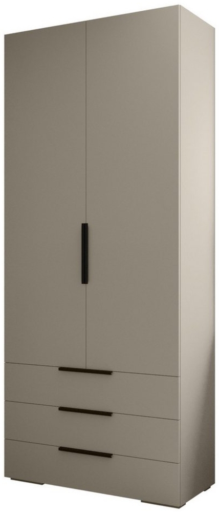 ABIKS MÖBEL Drehtürenschrank INOVA 1 Kleiderschrank 2D3SZ mit Kleiderstange und Regalen Bild 1