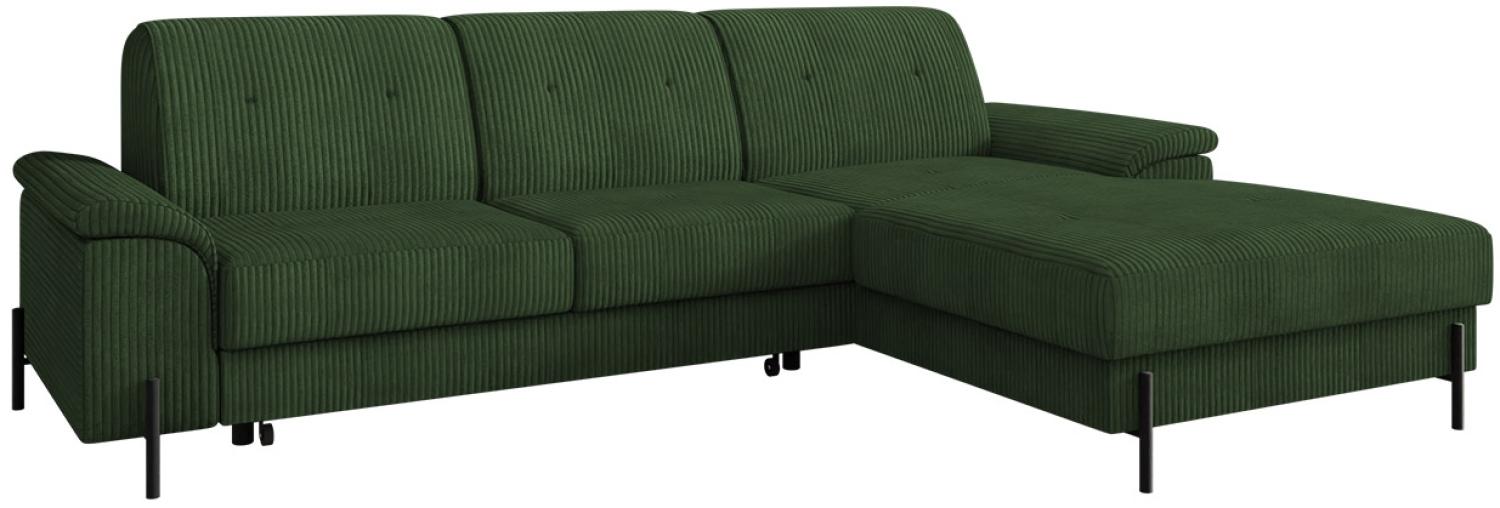 Ecksofa Eztano Cord (Farbe: Poso 14, Seite: Rechts) Bild 1