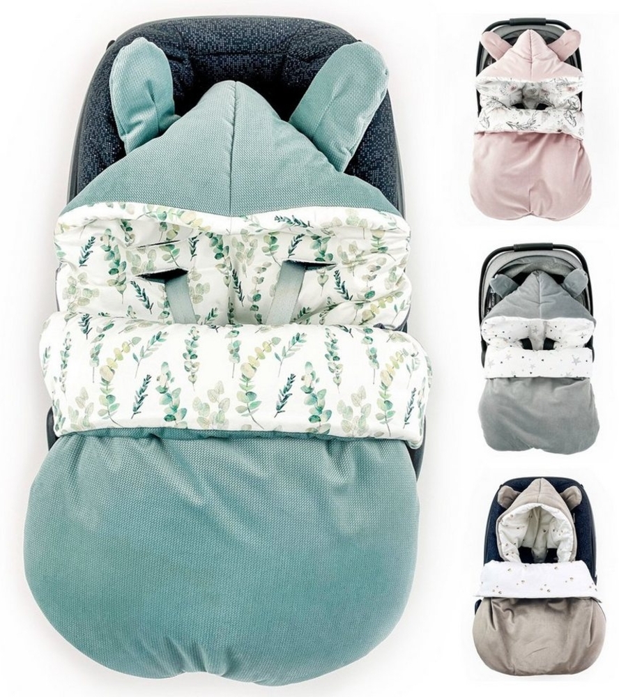 BABEES Fußsack Baby Fußsack Babyschale Babyfußsack Einschlagdecke Bild 1