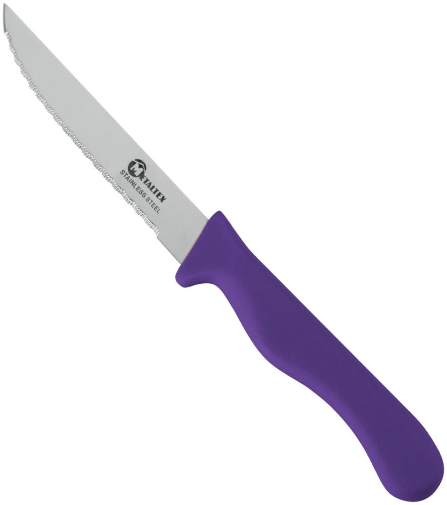 METALTEX CHROMOTHERAPY Basic Steakmesser 21 cm - Orchid - Lila Bild 1