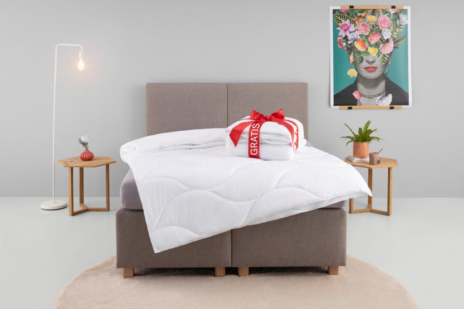 my home Microfaserbettdecke Caelan, kaufe eine Decke - erhalte die 2. Decke gratis!, Füllung: 100% Polyester, Bezug: 100% Polyester, Bettdecke 135x200 cm, 155x220 cm und weitere Größen, Sommer, Winter Bild 1