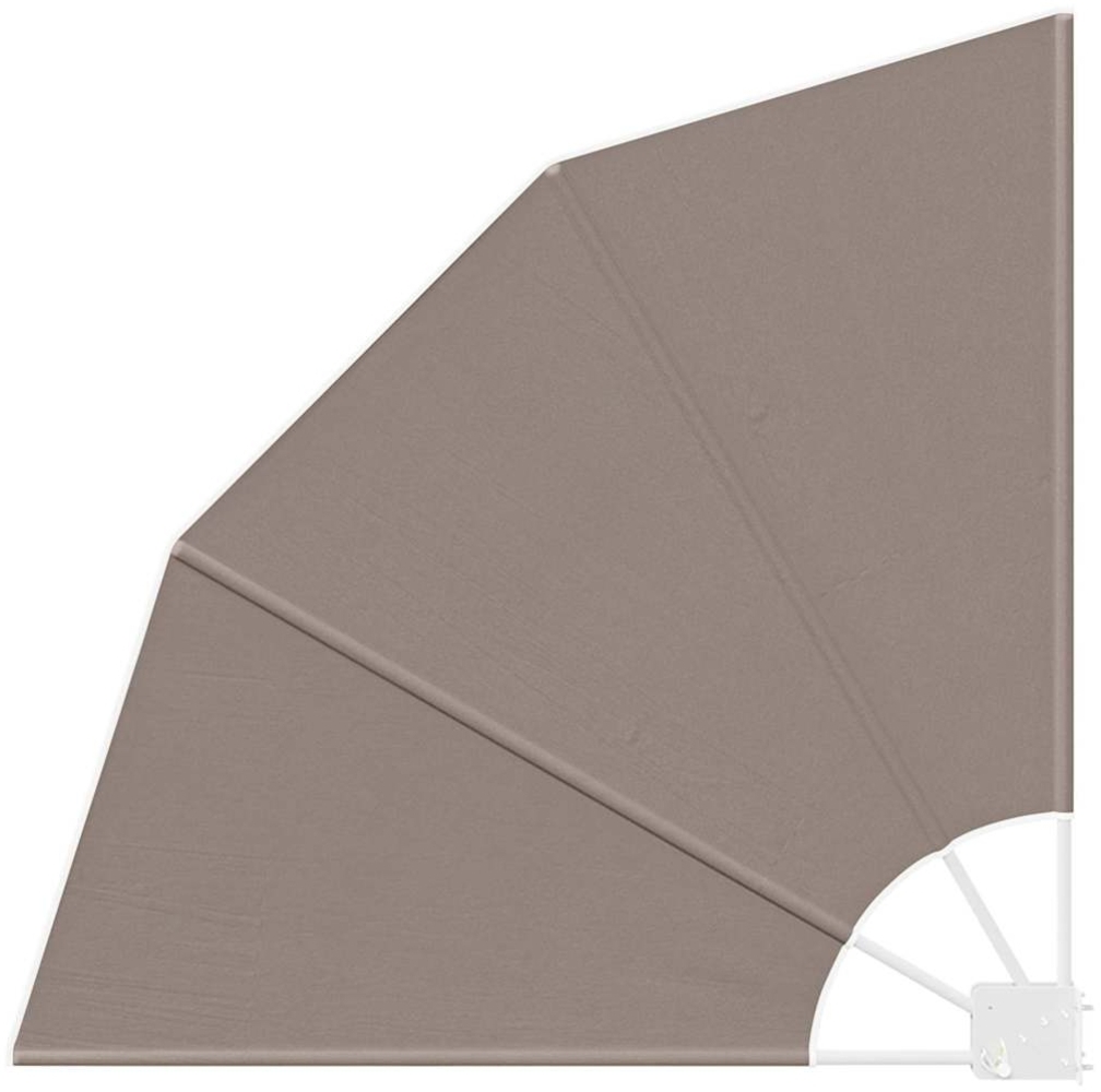 vidaXL Balkon Sichtschutz Taupe 115 x 115 cm Stoff 42000909 Bild 1