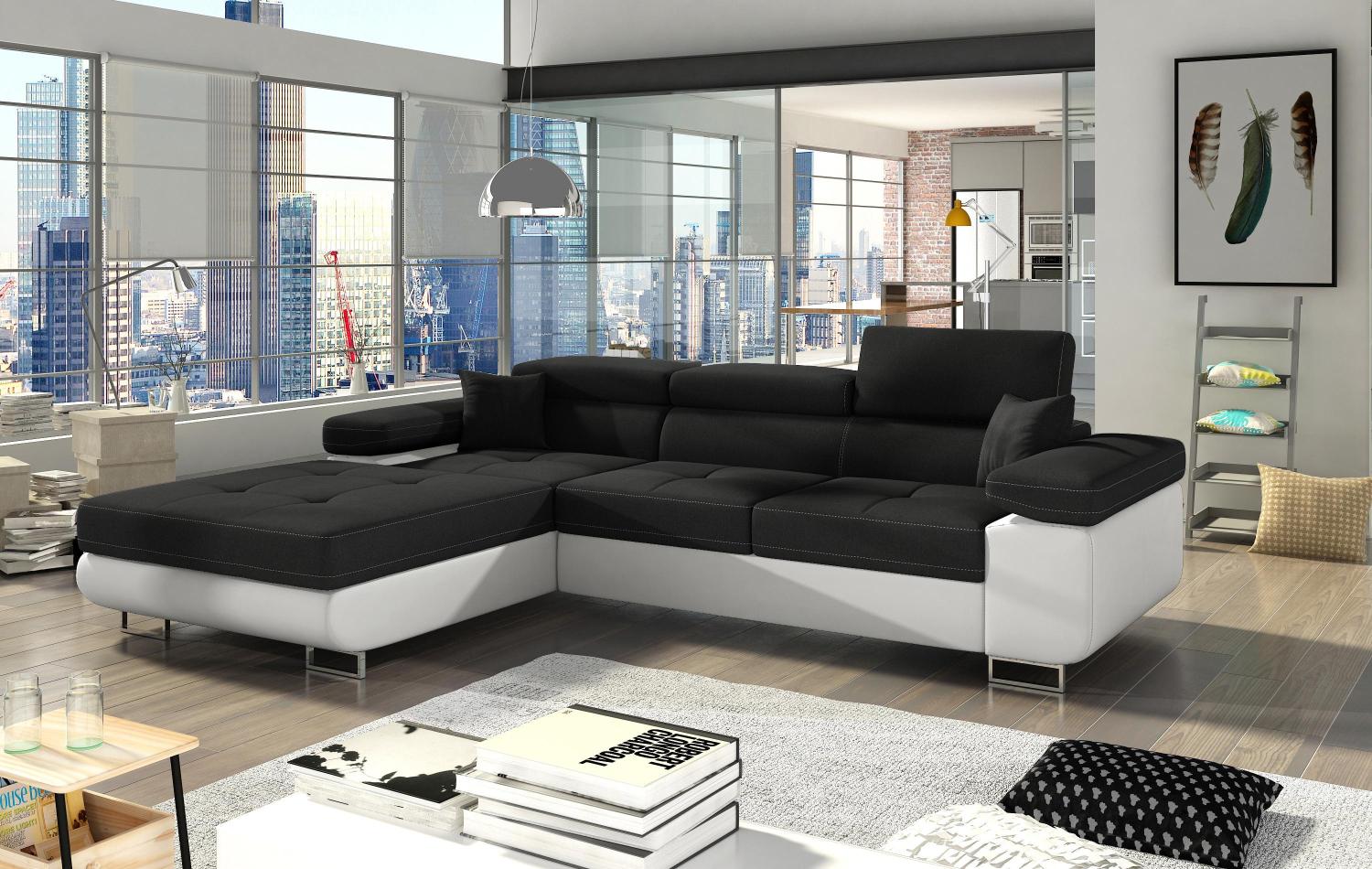 Wohnideebilder Armando Schwarz Ecksofas & Eckcouches Armd_19 Bild 1