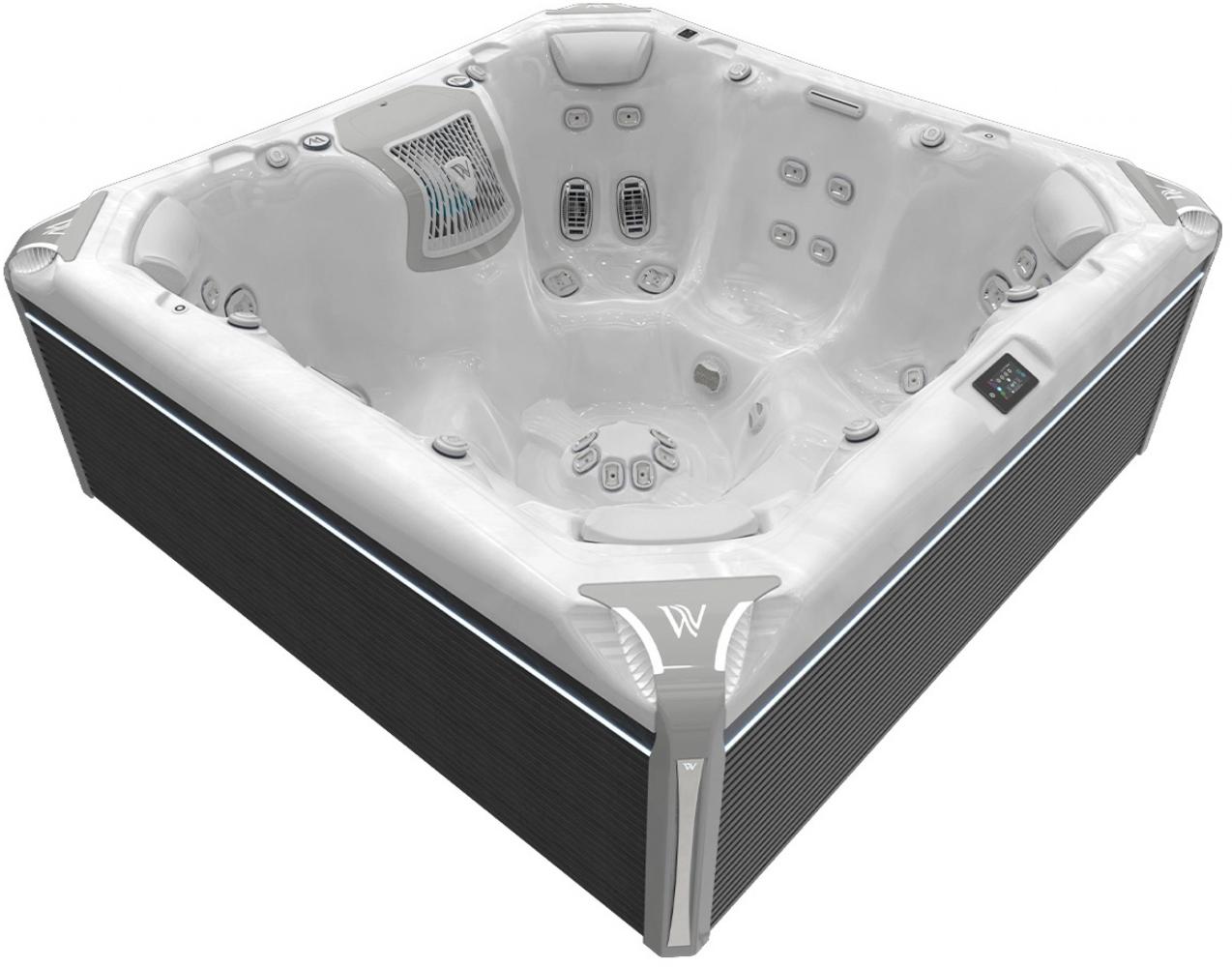 Wellis Elbrus Life Premium Whirlpool Außenwhirlpool 236x236x95cm für 7 Personen inkl. Thermocover Bild 1