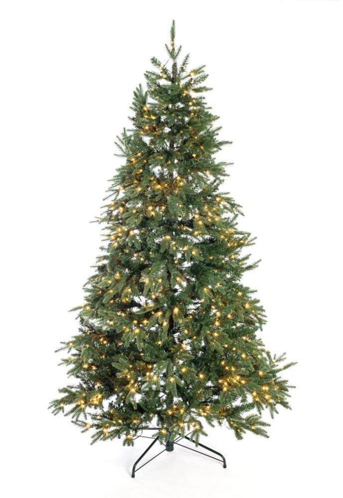 Evergreen Künstlicher Weihnachtsbaum Sherwood Fichte Inkl. LEDs | Grün | 210 cm Bild 1