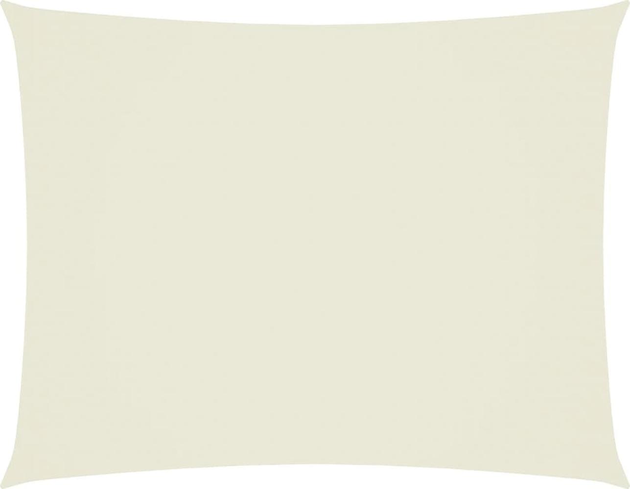 vidaXL Sonnensegel Oxford-Gewebe Rechteckig 3,5x5 m Creme 135215 Bild 1