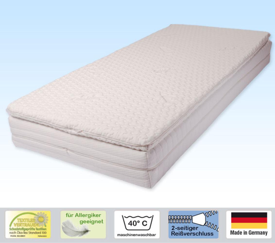 Doctor Sleep 'meditopper' Matratzentopper 100 x 210 cm, H3 (RG 55), Kernhöhe 4 cm, Bezug: CoolMax® Glatt Bild 1