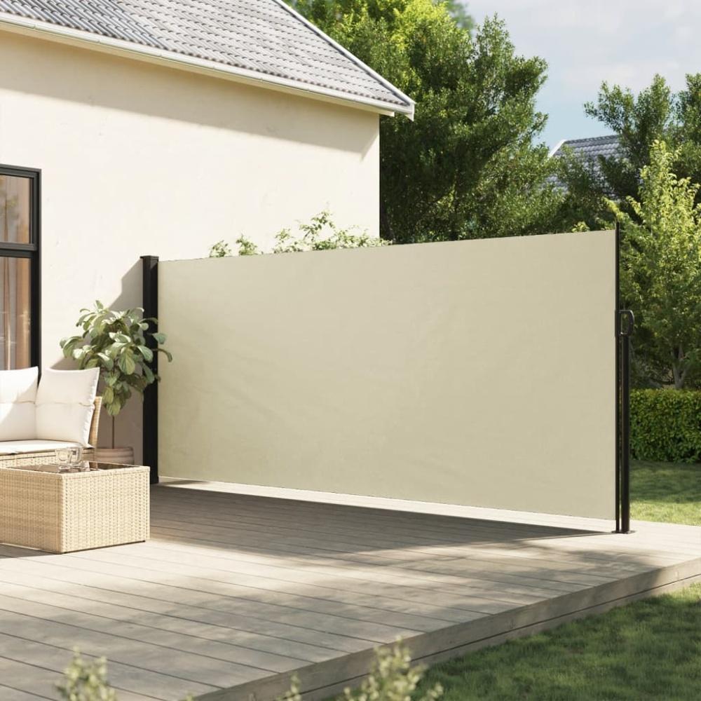 vidaXL Seitenmarkise Ausziehbar Creme 160x300 cm 4004310 Bild 1