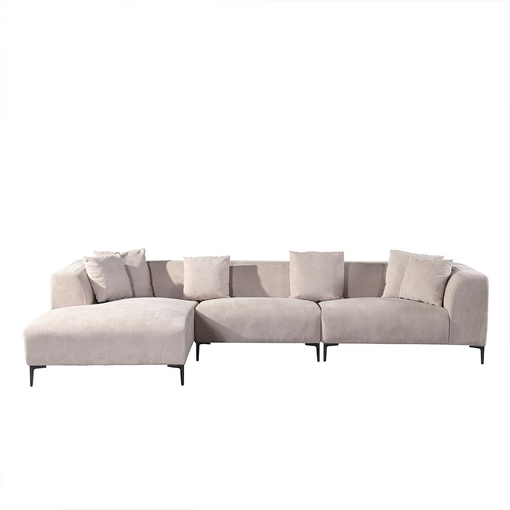 HOME DELUXE Ecksofa TORINO - 344 x 178 cm Beige Links Bild 1