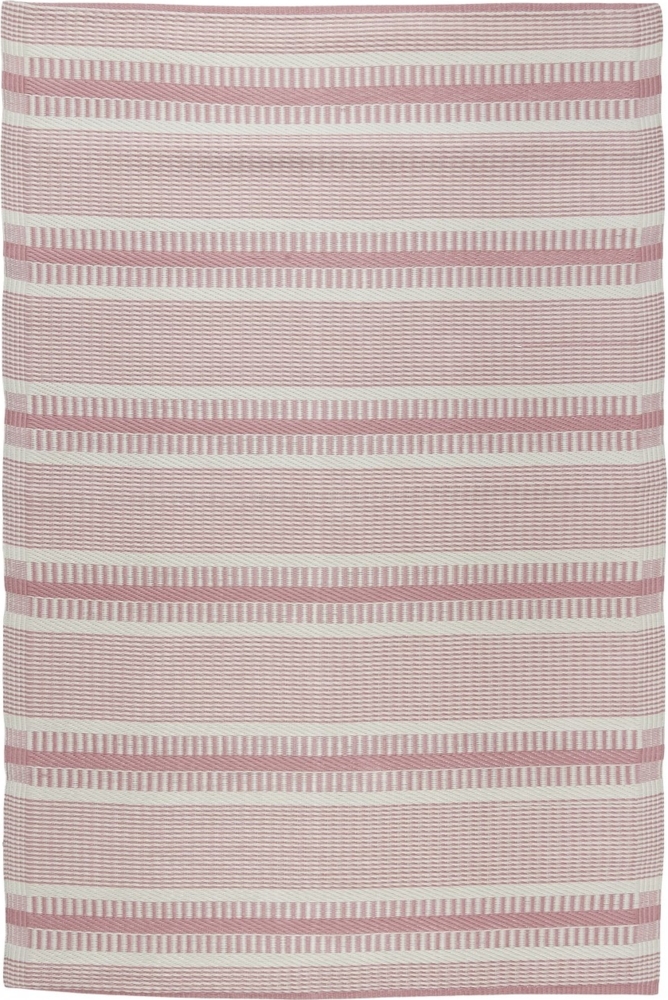 Teppich Läufer Terrasse Balkon 120x180cm Rosa Weiß Kunststoff Ib Laursen 2832-07 Bild 1