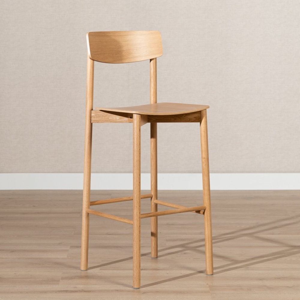 Bronx71 Barhocker Miquel Eiche Natur 78,5 cm Bild 1