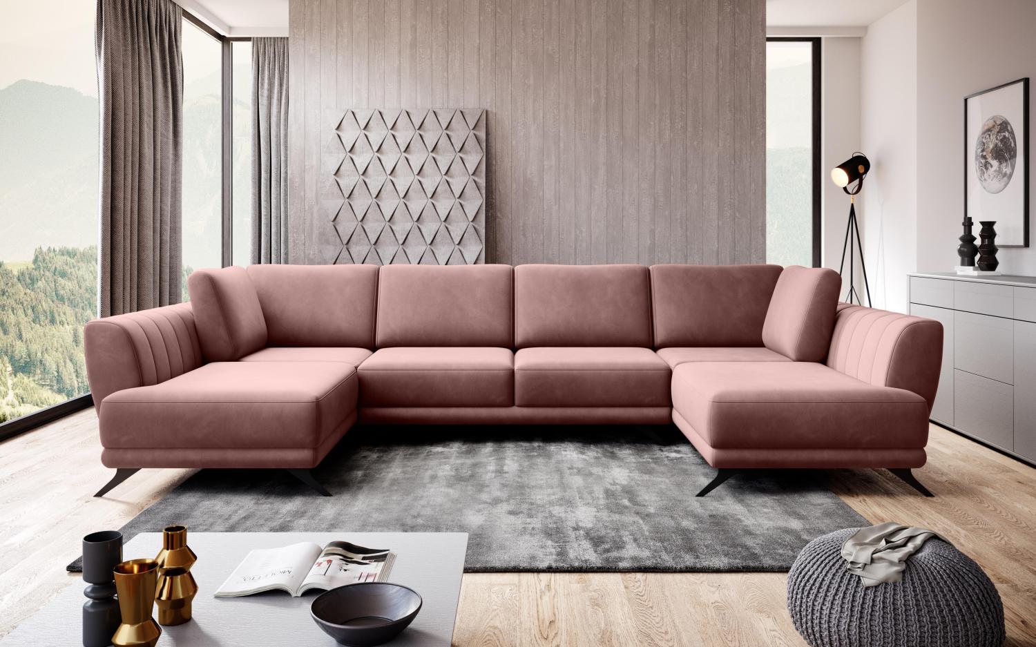 Wohnideebilder Larco Rosa Ecksofas & Eckcouches CO-LA-24LU Bild 1