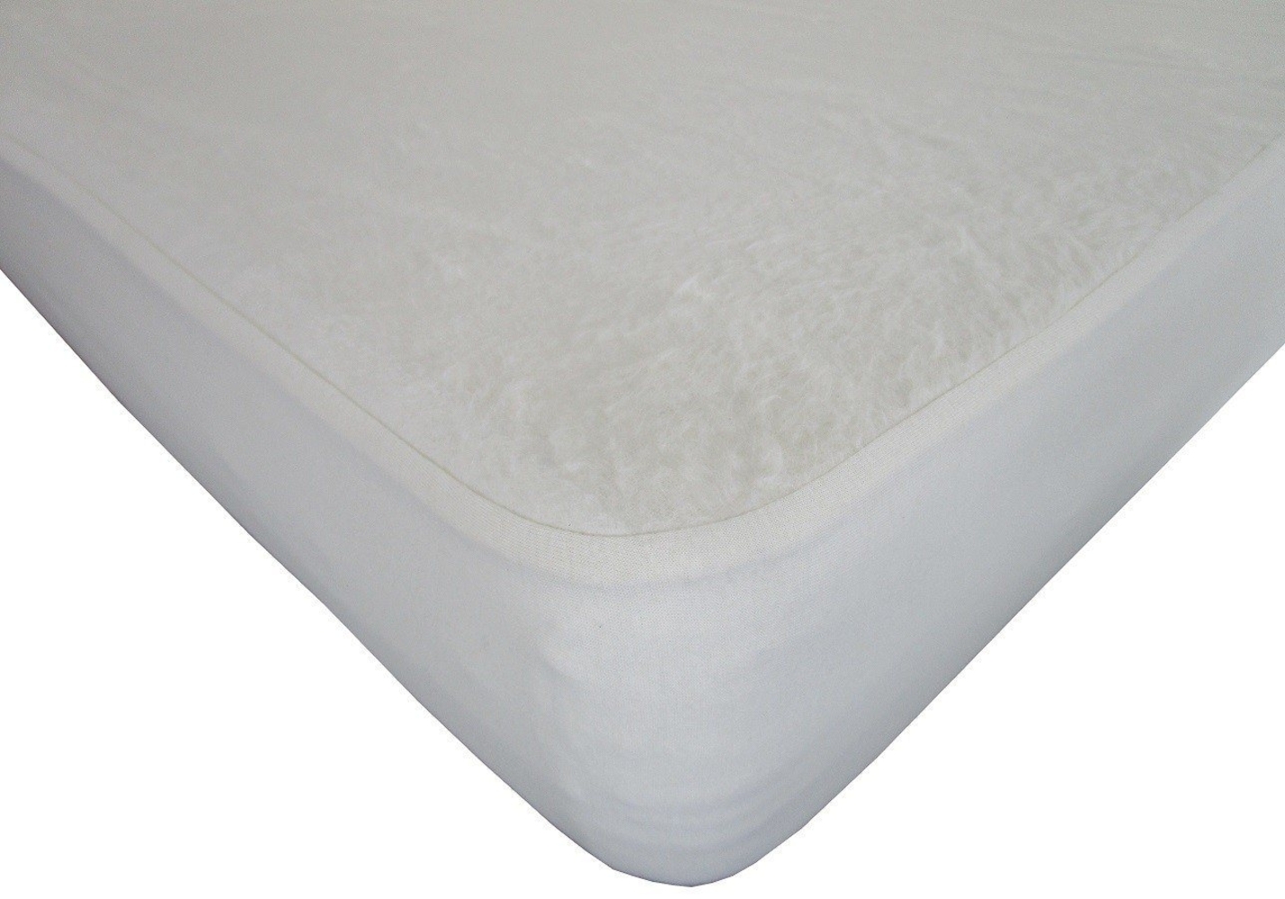 Matratzenauflage Molton Spannbettlaken für Topper, aus Kalmuck-Molton, 100% Baumwolle DUKAL, 80x200 cm, mit Spannumrandung, Made in Germany Bild 1