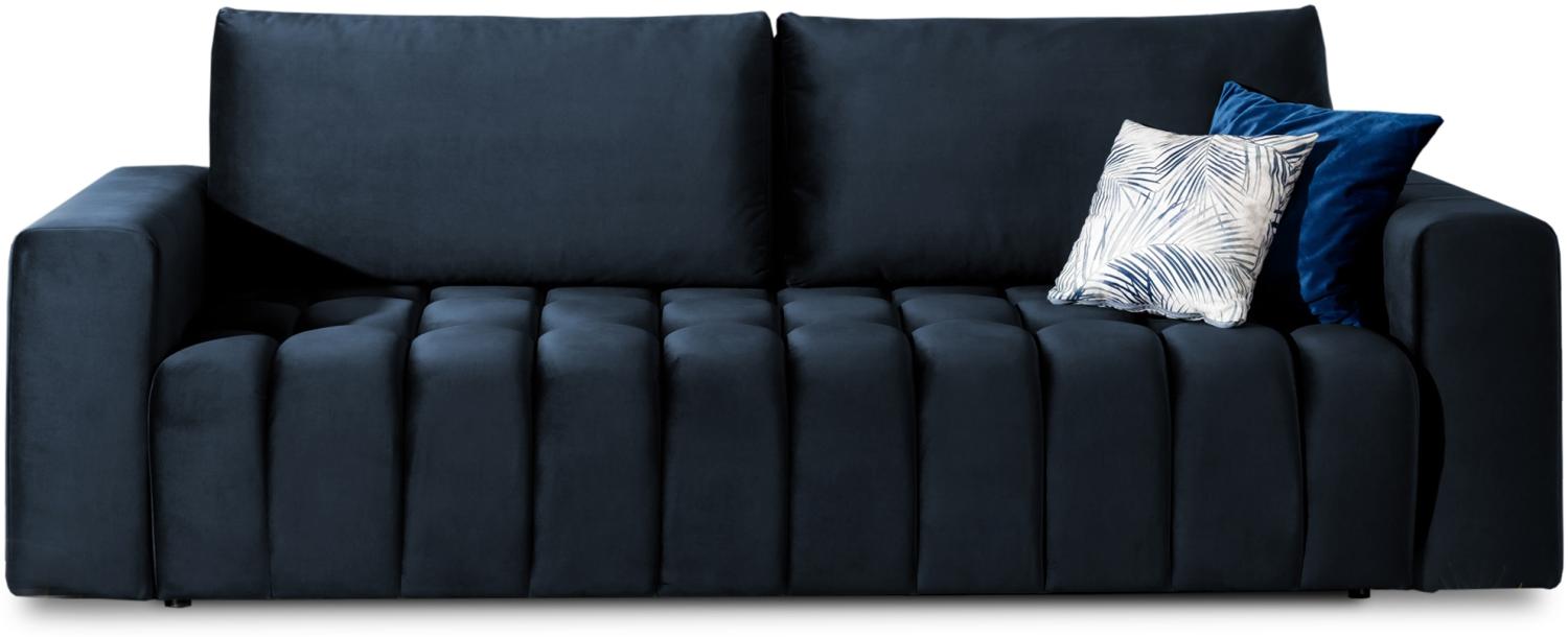 ELTAP 'Lazaro' Sofa, 247 x 97 x 92 cm, Dunkelblau Bild 1