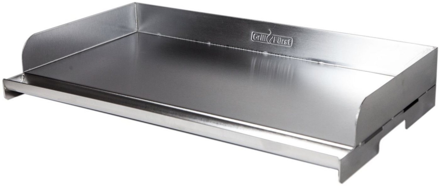 Grillfürst Grillplatte Grillfürst XL Edelstahl Plancha / Teppanyaki Pfanne - 50x28 cm Bild 1