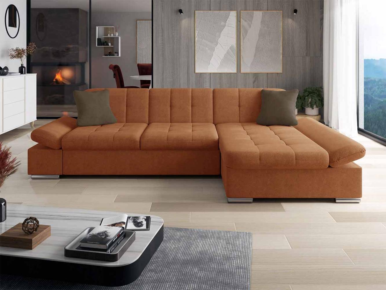 Ecksofa Malwi, Seite: Rechts, Farbe: Zetta 295 + Zetta 295 + Zetta 294 Bild 1