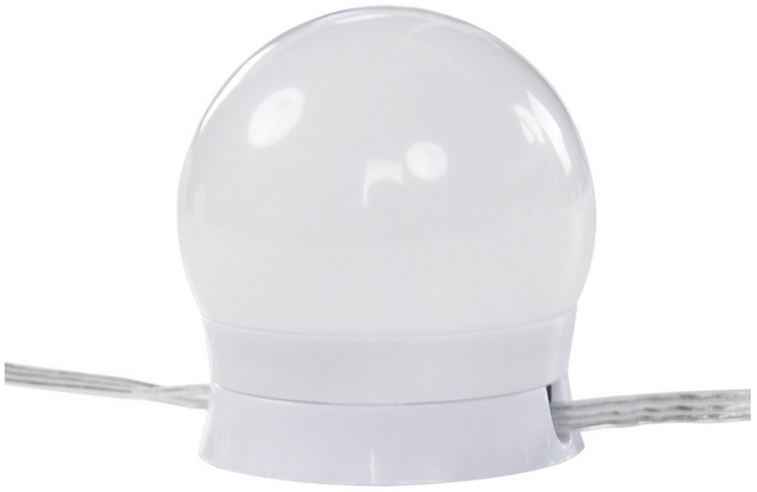 Ofcasa LED Spiegelleuchte 3 Lichtfarben Hollywood-Leuchten mit Schalter, LED wechselbar, Farbwechsler, einstellbare Helligkeit, Schminktische Leuchte, USB-Kabel Spiegellampe Bild 1