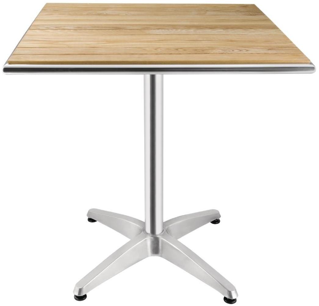 Bolero Quadratischer Tisch Eschenholz 1 Bein 70Cm Bild 1