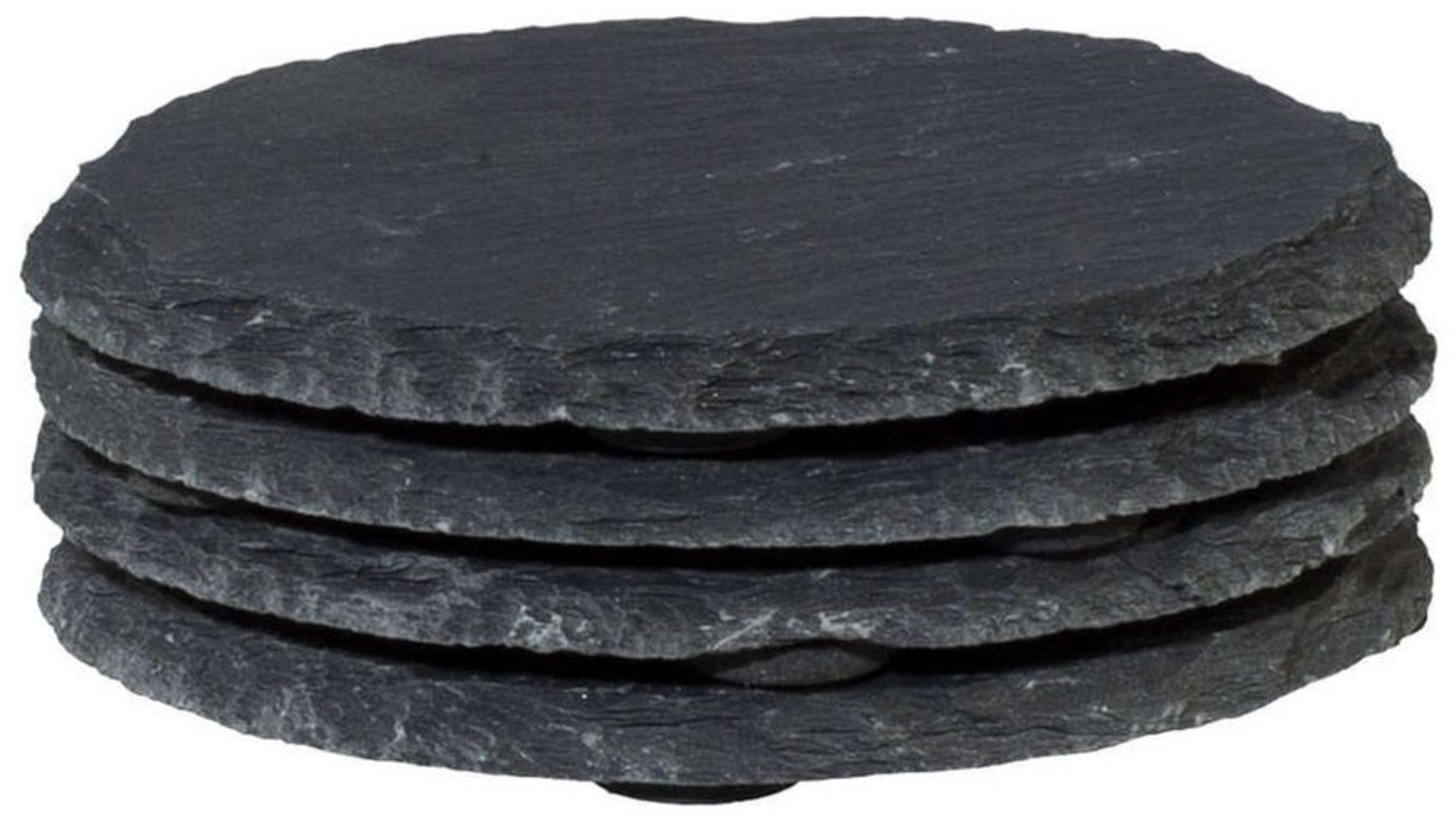 Untersetzer 4tlg. rund SCHIEFER Bild 1