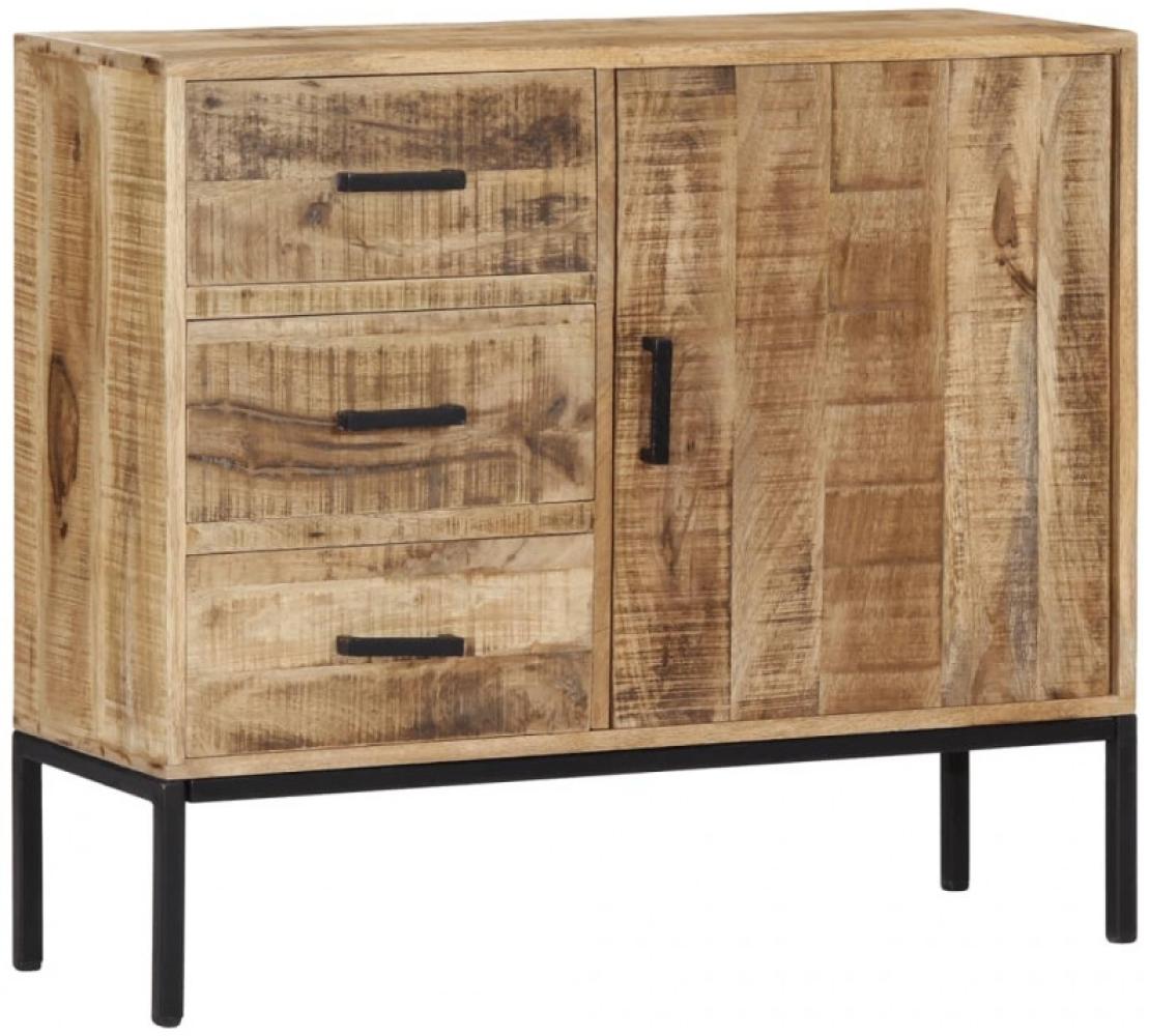 vidaXL Sideboard 88x30x73 cm Massivholz Mango Bild 1