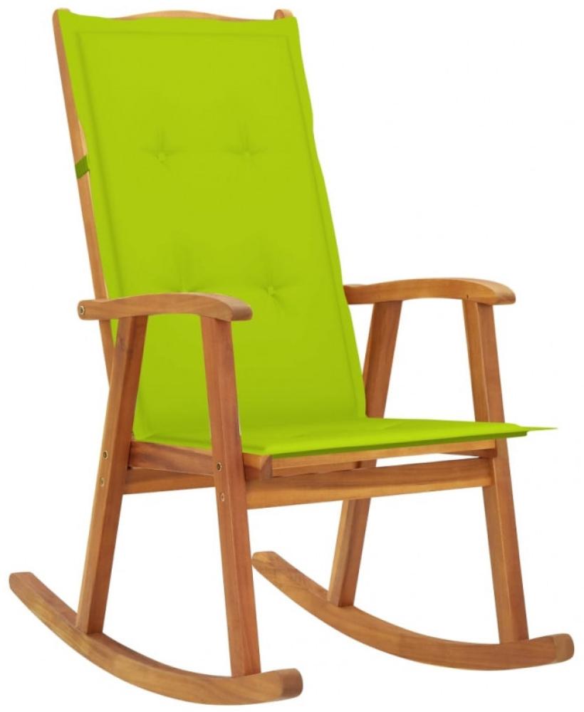 vidaXL Schaukelstuhl mit Auflagen Massivholz Akazie 3064190 Bild 1
