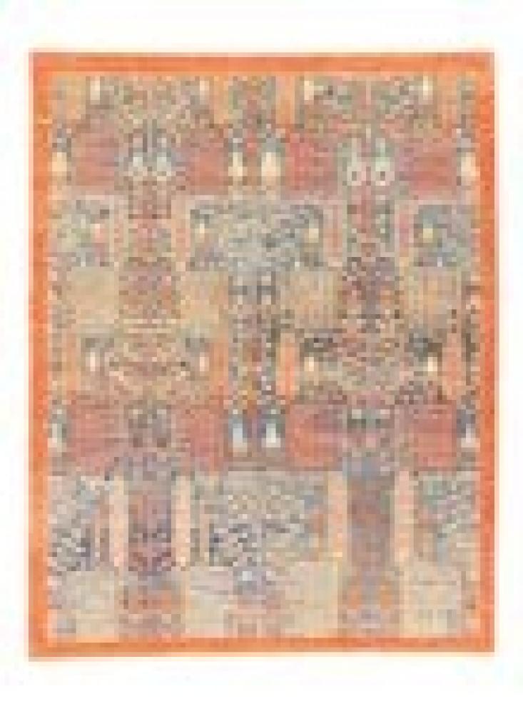 Morgenland Designer Teppich - 267 x 219 cm - Orange Bild 1