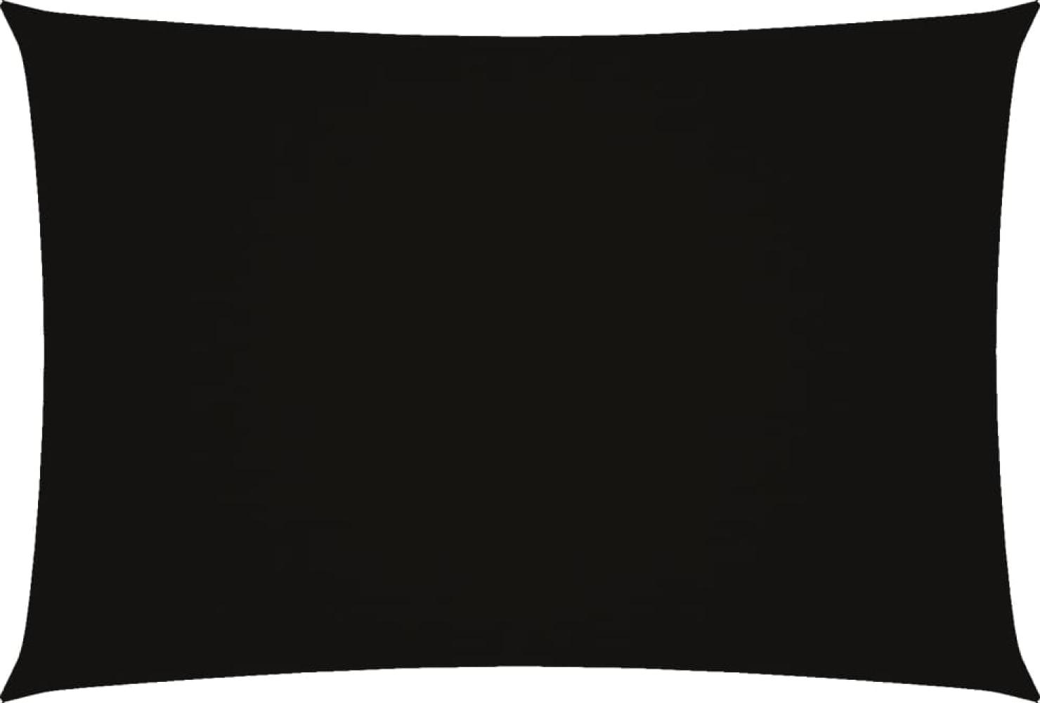 vidaXL Sonnensegel Oxford-Gewebe Rechteckig 2,5x4,5 m Schwarz 135758 Bild 1