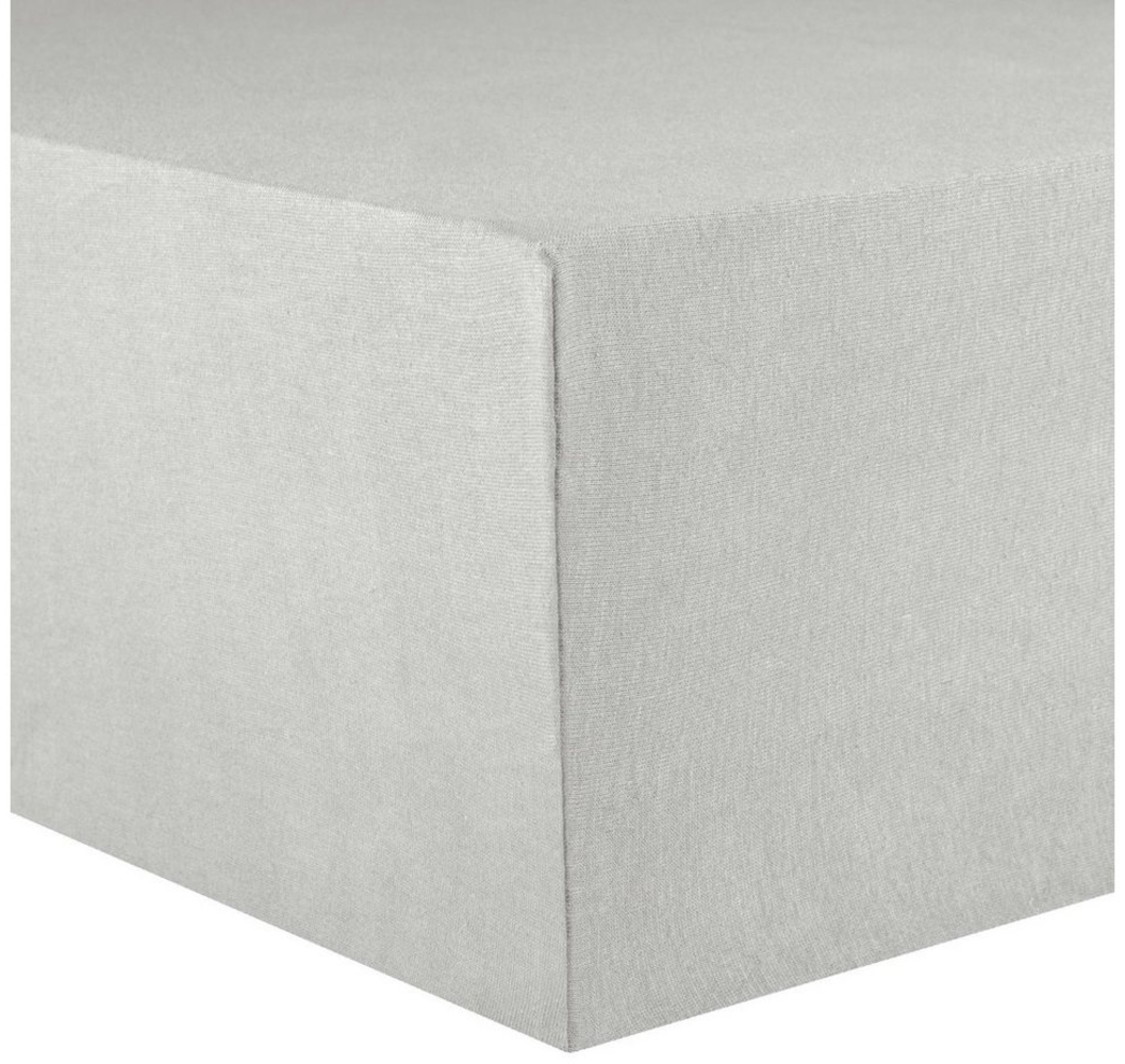 CelinaTex Jersey Spannbettlaken Lucina für Kids 60x120-70x140 cm Silber grau 100% Baumwolle gekämmt superweich Oeko-TEX Bild 1