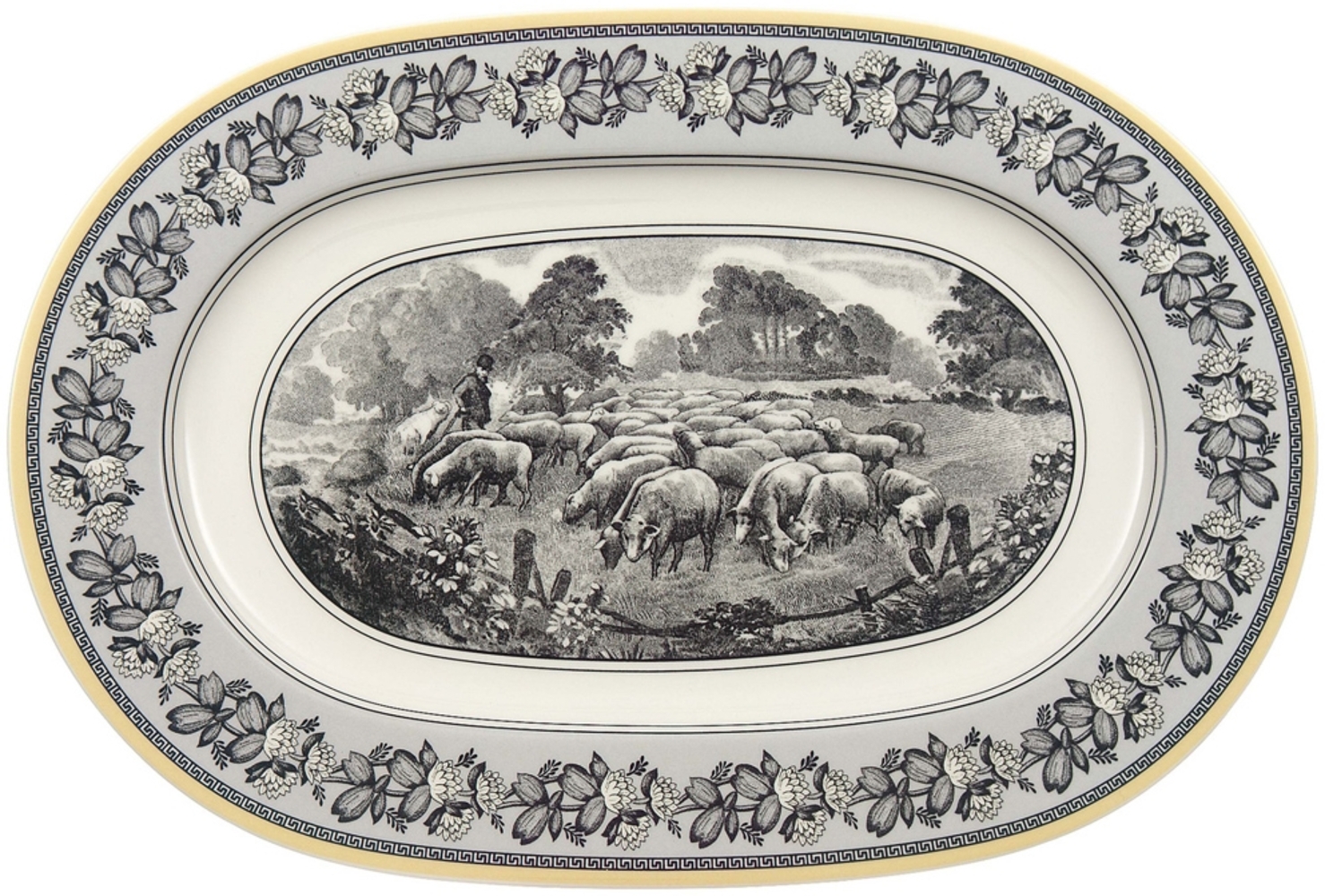 Villeroy & Boch Audun Ferme Platte oval 34 x 23,5 x 1,8 cm - DS Bild 1