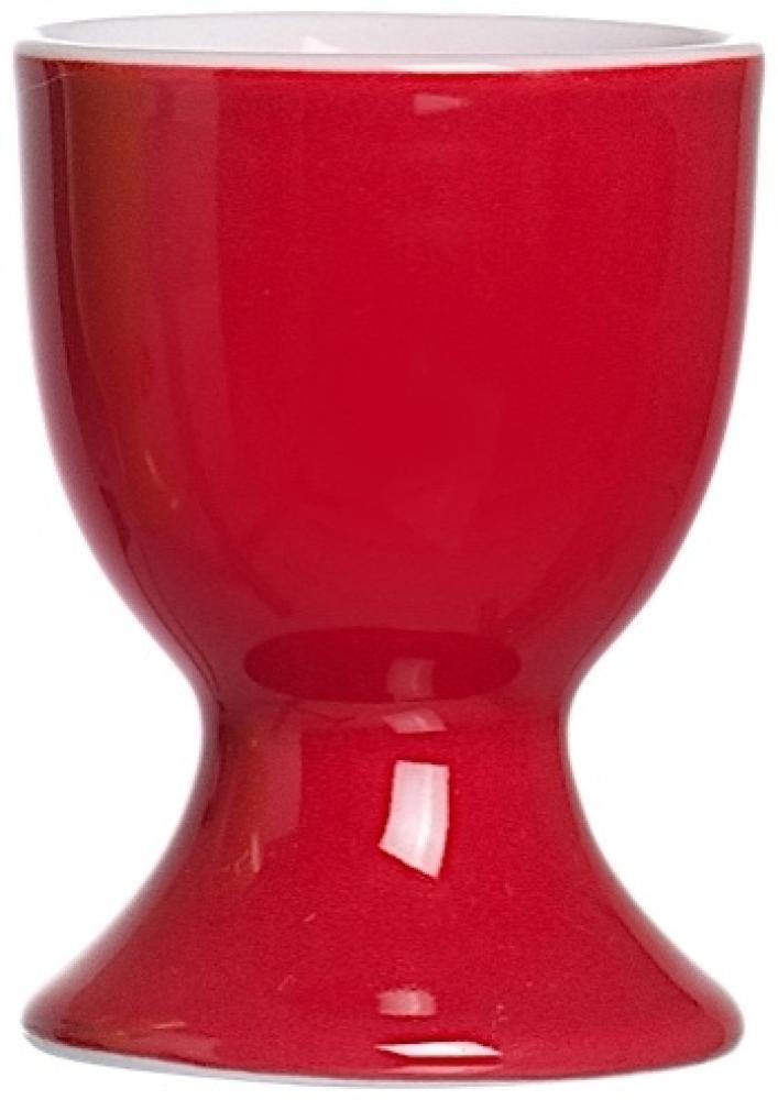 Ritzenhoff & Breker Doppio Eierbecher, Ei Becher, Eierhalter, Geschirr, Porzellan, Rot, 5 cm, 515596 Bild 1