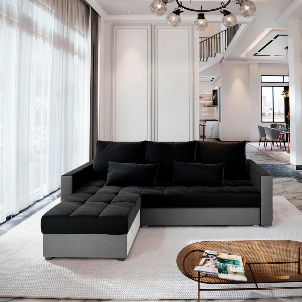 Masseno Ecksofa KOS PIK mit Schlaffunktion L-Form, Sofa mit Bettkasten Bild 1