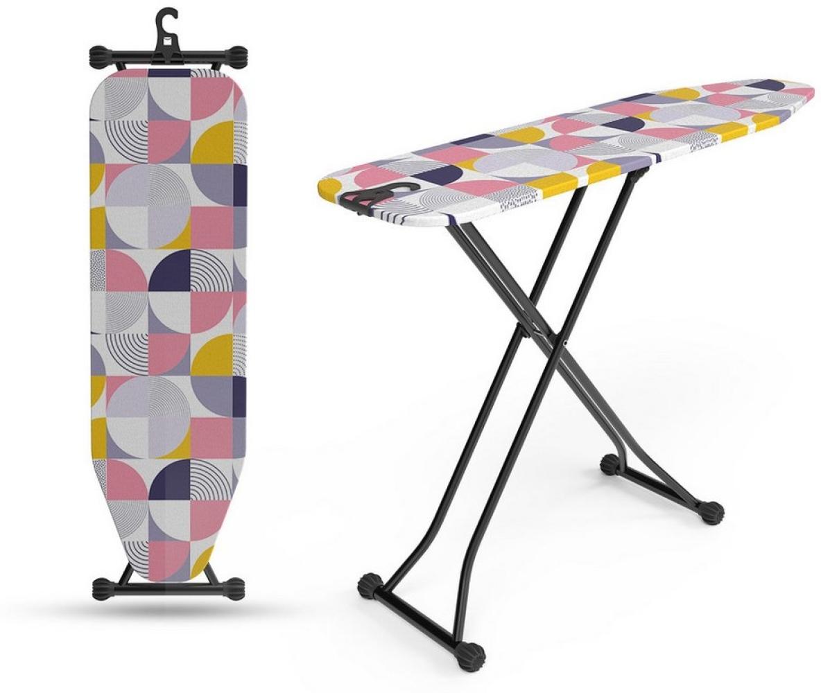 hausleben Bügelbrett Bügeltisch, Bügelpress Ironing Board, Bügelbrett klappbar, Robuste und rutschfeste Beine, höhenverstellbar Bild 1