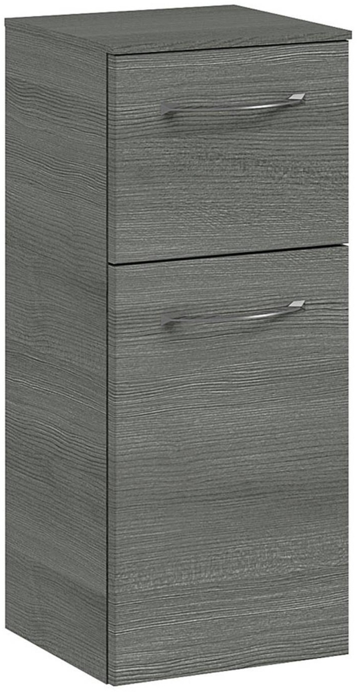 Highboard SOLINGEN-66 in Graphit Struktur quer Nb. - B/H/T: 30/73/33cm Bild 1