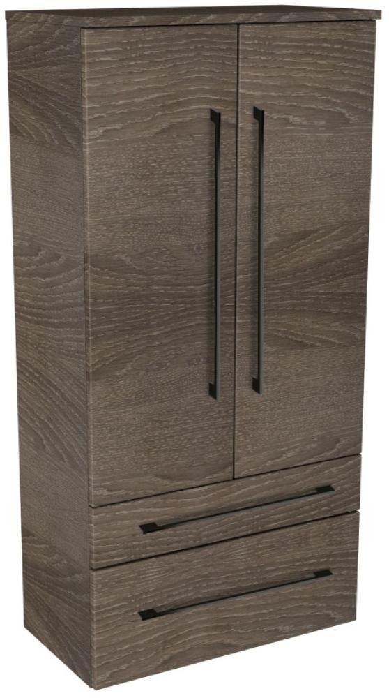 Lanzet Midischrank 60 cm, Dunkelbraun Bild 1