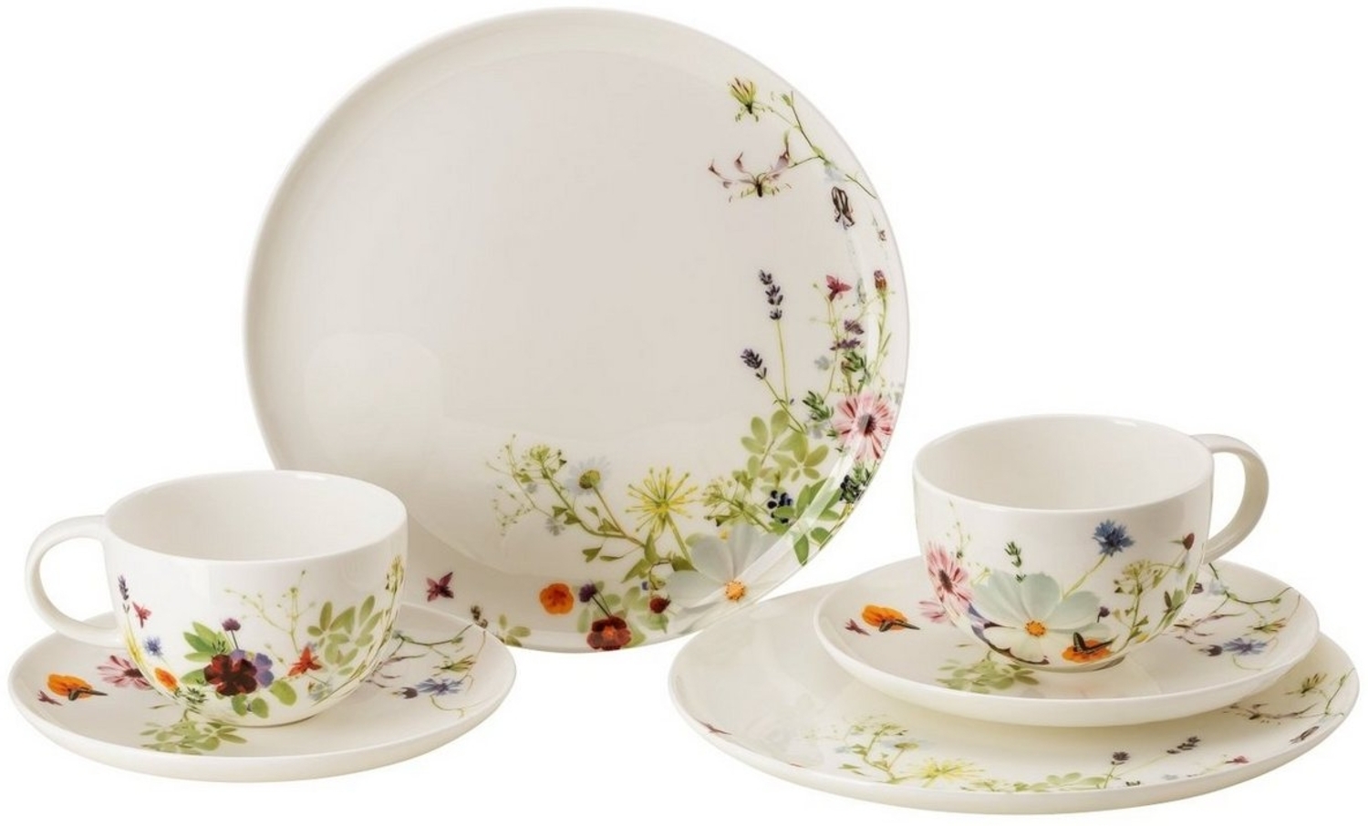Rosenthal Geschirrset Brillance Grand Air | Set 6 tlg. Kombi Coupe Bild 1
