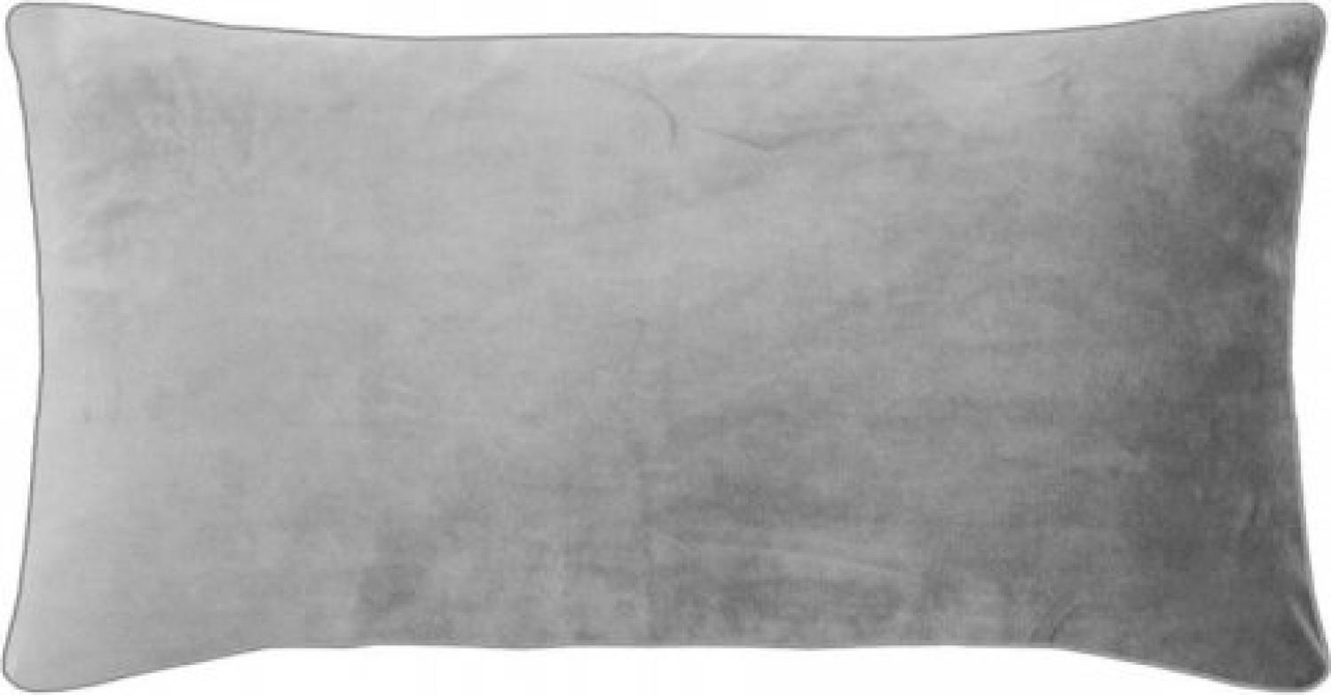 pad Kissenhülle Samt Elegance Light Grey (25x50cm) 10127-U15-2550 Bild 1