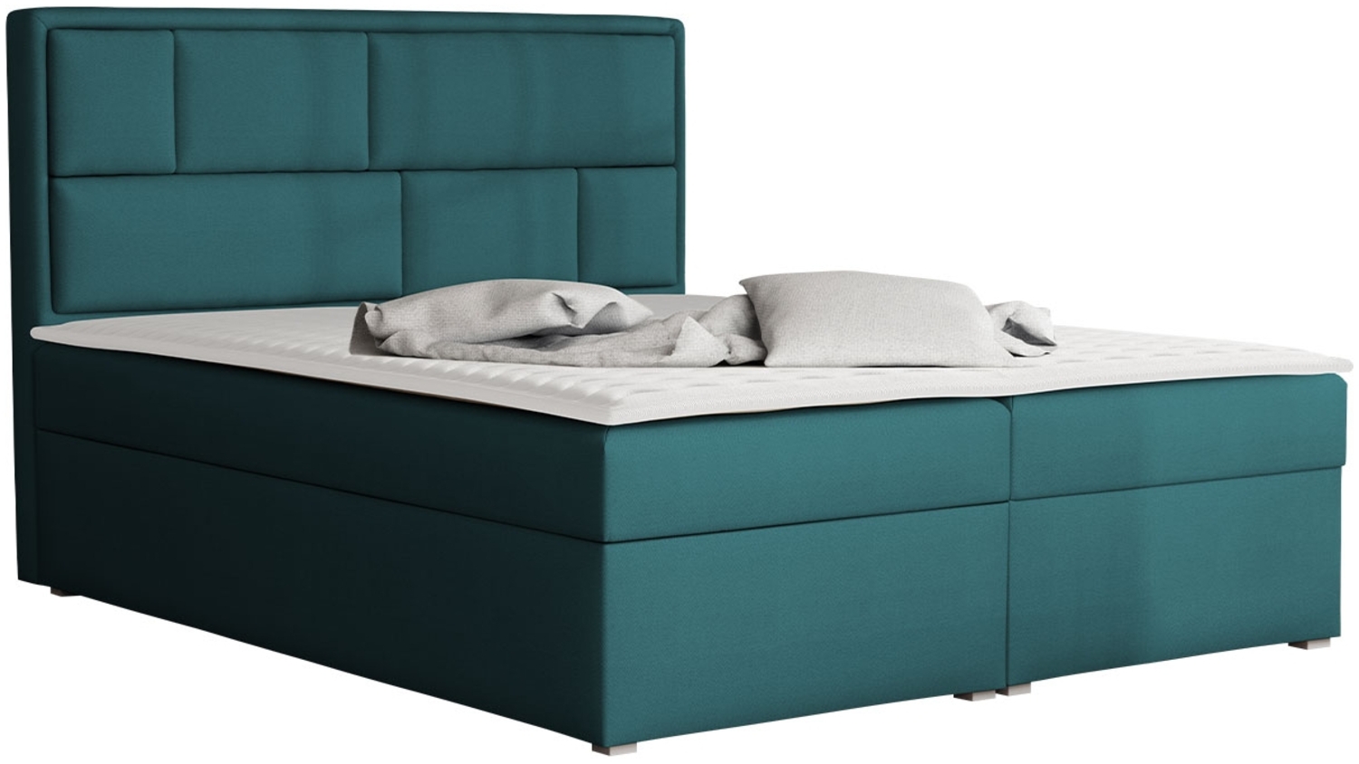 Boxspringbett Deco Box, Petrol, 180x200 cm Bild 1