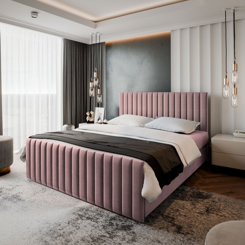 Masseno Boxbett ARION 160x200 cm mit Bonell Matratze und Topper Bild 1