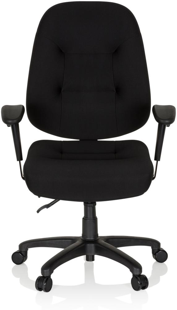 hjh OFFICE Profi Bürostuhl ZENIT XXL Stoff Schwarz Bild 1