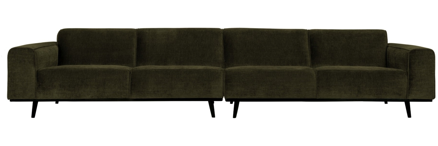 Sofa Statement XL aus gewebten Jacquard, Olive Bild 1